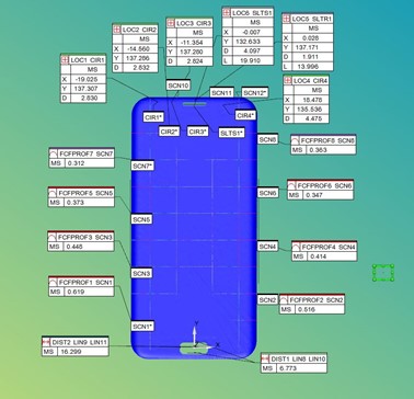 高精度手機(jī)玻璃檢測(cè)，交給OPTIV PERFORMANCE影像測(cè)量儀(圖2)